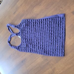 Dressy Purple Racerback Top Sz M